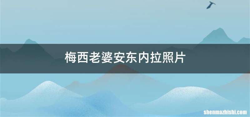 梅西老婆安东内拉照片