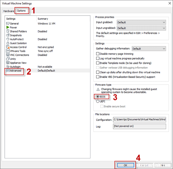 如何修复VMware Workstation EFI网络超时