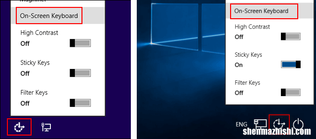 如何在没有鼠标或键盘的情况下登录Windows