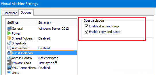 如何在VMware Workstation中启用复制和粘贴