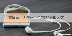重庆理工大学研究生2022录取人数
