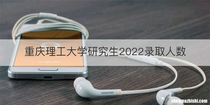 重庆理工大学研究生2022录取人数