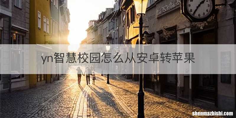 yn智慧校园怎么从安卓转苹果