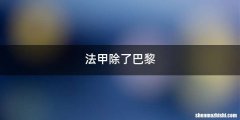 法甲除了巴黎