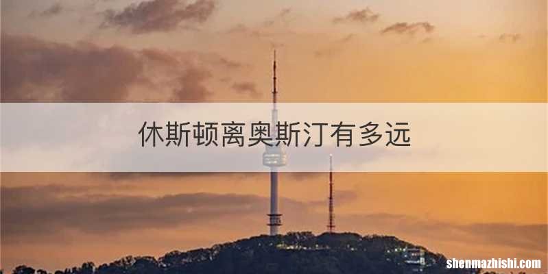 休斯顿离奥斯汀有多远