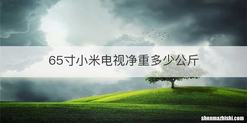 65寸小米电视净重多少公斤