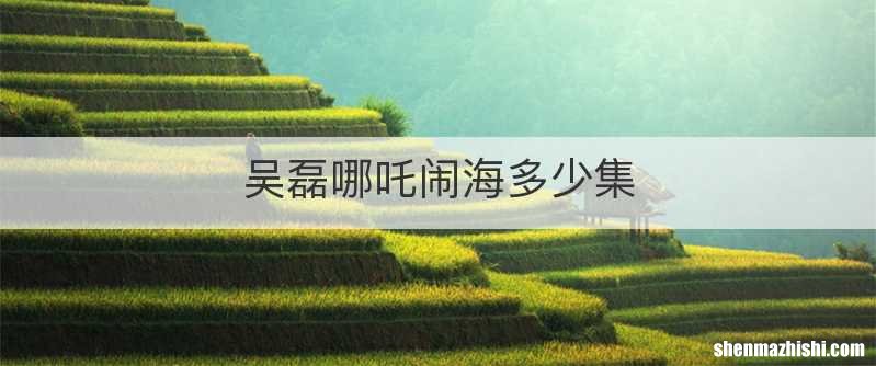 吴磊哪吒闹海多少集