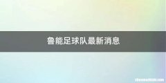 鲁能足球队最新消息