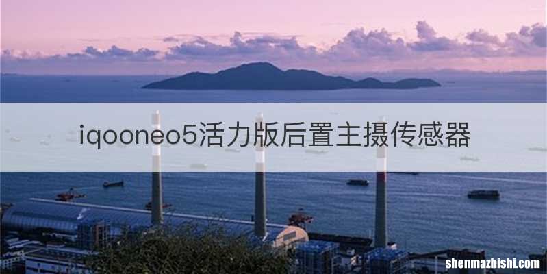 iqooneo5活力版后置主摄传感器