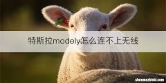 特斯拉modely怎么连不上无线