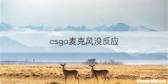csgo麦克风没反应