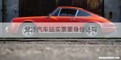星沙汽车站买票要身份证吗