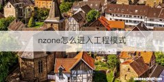 nzone怎么进入工程模式