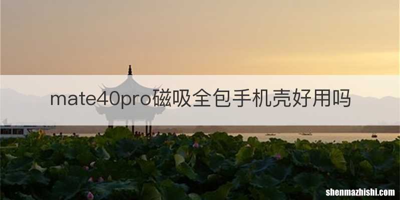 mate40pro磁吸全包手机壳好用吗