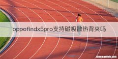 oppofindx5pro支持磁吸散热背夹吗