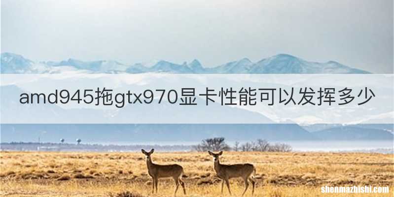 amd945拖gtx970显卡性能可以发挥多少