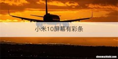 小米10屏幕有彩条