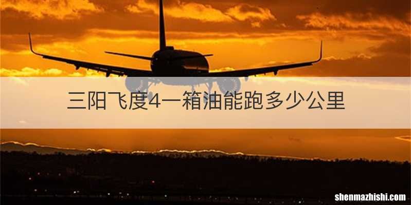 三阳飞度4一箱油能跑多少公里