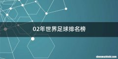 02年世界足球排名榜