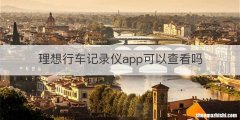 理想行车记录仪app可以查看吗