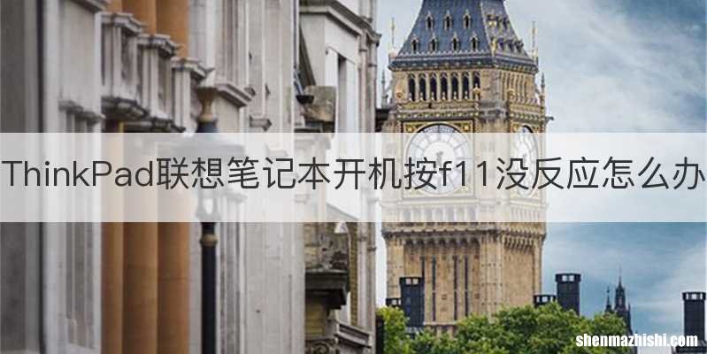 ThinkPad联想笔记本开机按f11没反应怎么办