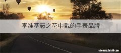 李准基恶之花中戴的手表品牌