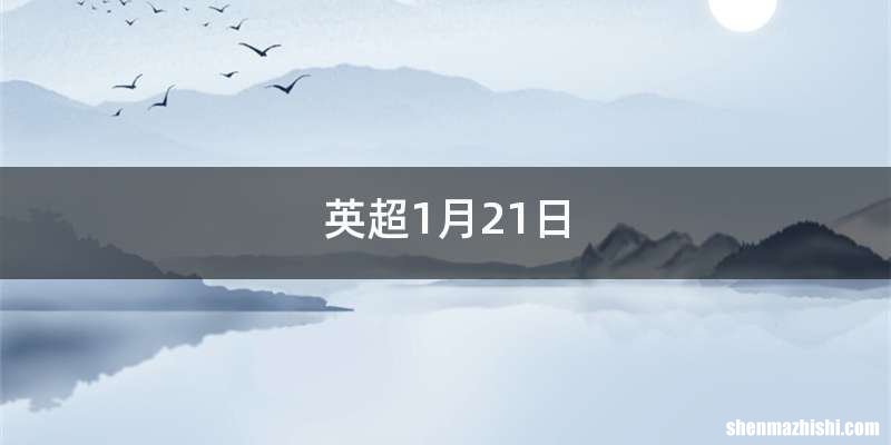 英超1月21日