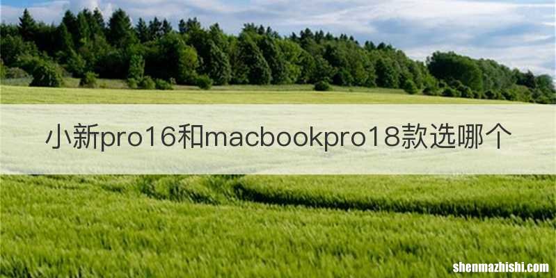 小新pro16和macbookpro18款选哪个