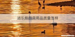 逍乐熊厨房用品质量怎样
