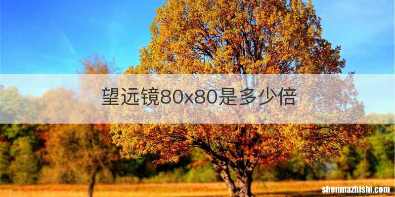 望远镜80x80是多少倍