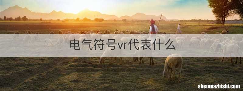 电气符号vr代表什么