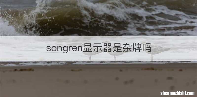songren显示器是杂牌吗