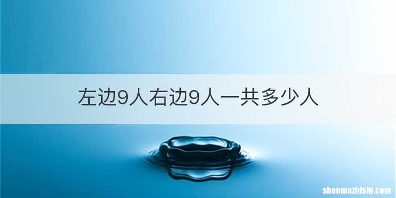 左边9人右边9人一共多少人