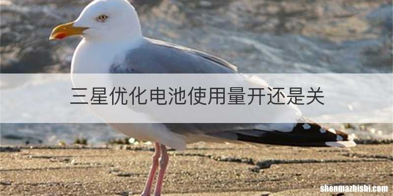 三星优化电池使用量开还是关