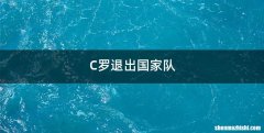 C罗退出国家队