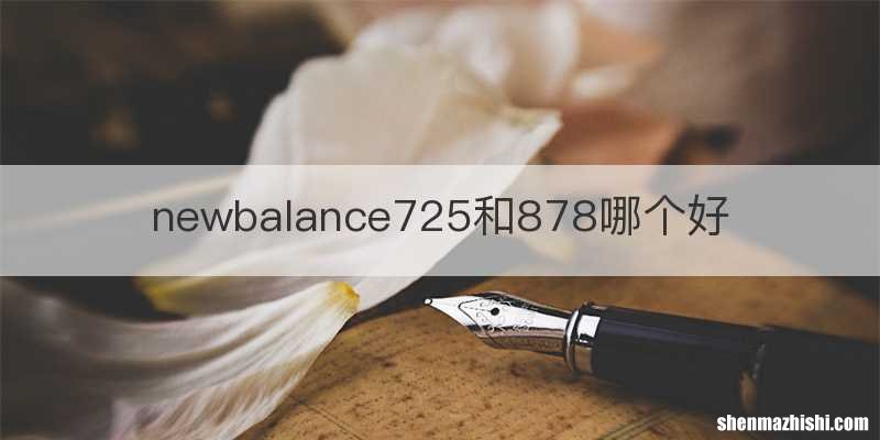 newbalance725和878哪个好