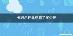 卡塔尔世界杯花了多少钱