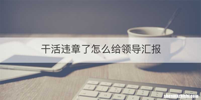 干活违章了怎么给领导汇报