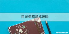 目光柔和是成语吗