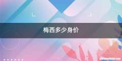梅西多少身价