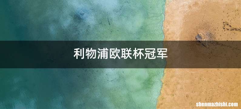 利物浦欧联杯冠军