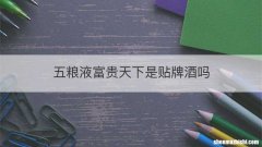 五粮液富贵天下是贴牌酒吗