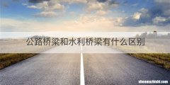 公路桥梁和水利桥梁有什么区别