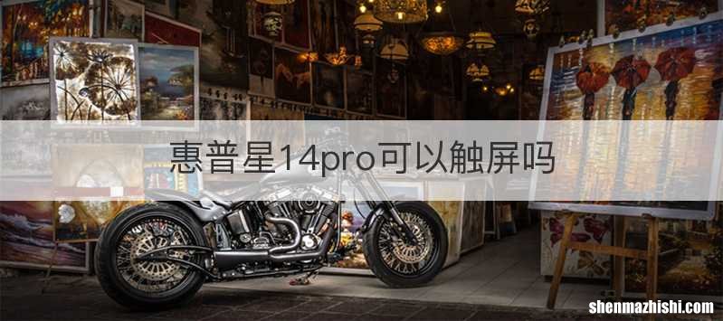 惠普星14pro可以触屏吗