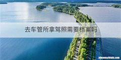 去车管所拿驾照需要档案吗