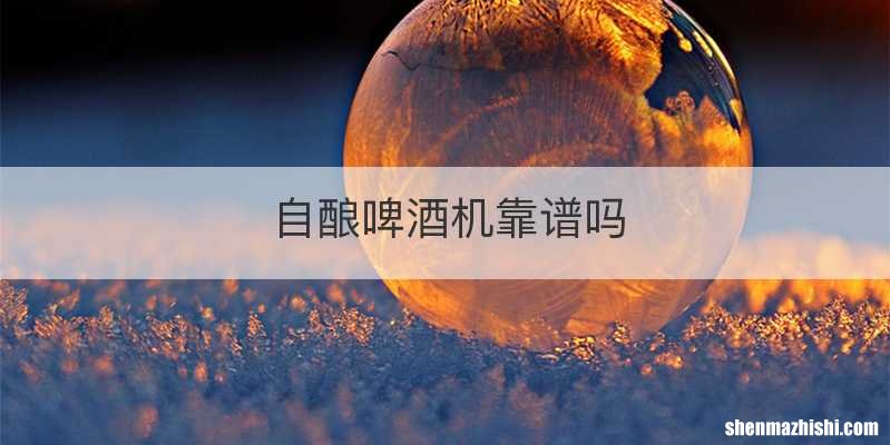 自酿啤酒机靠谱吗