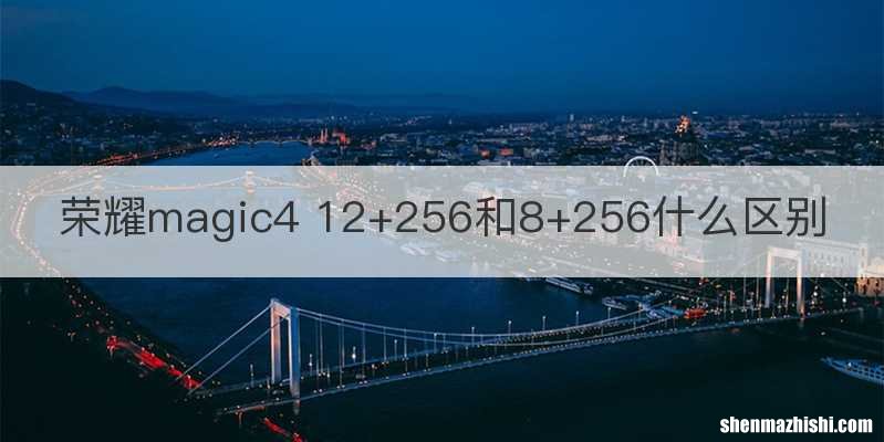 荣耀magic4 12+256和8+256什么区别