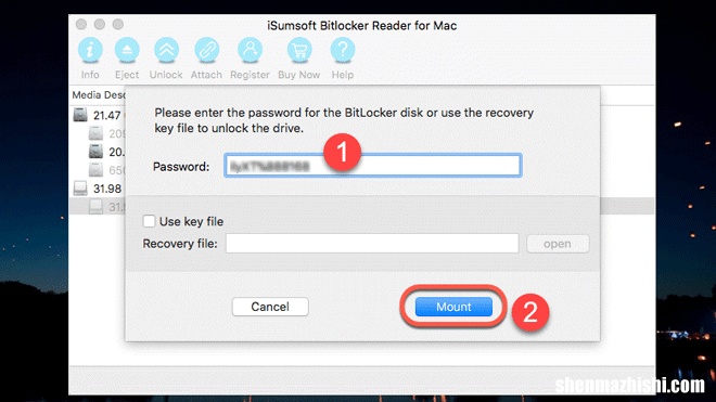 在MacBook上打开BitLocker外置硬盘的2种方法
