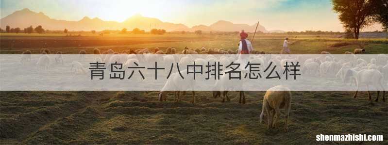 青岛六十八中排名怎么样