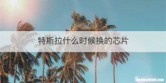 特斯拉什么时候换的芯片